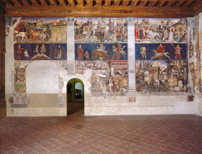 Palazzo Schifanoia, Salone dei Mesi (Francesco del Cossa), parete est